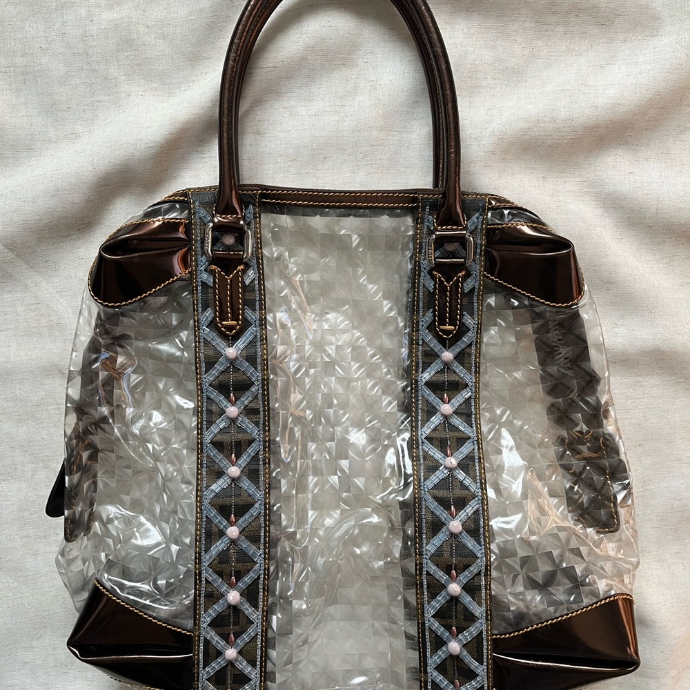 Fendi Forever Bauletto Beaded Bag Rare Color Way